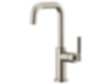 LITZE® Bar Faucet with Square Spout and Knurled Handle - 61053LF-PC