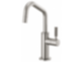 LITZE® Beverage Faucet with Angled Spout and Knurled Handle - 61363LF-C-C