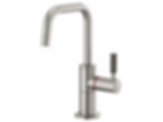 LITZE® Instant Hot Faucet with Square Spout and Knurled Handle - 61353LF-H