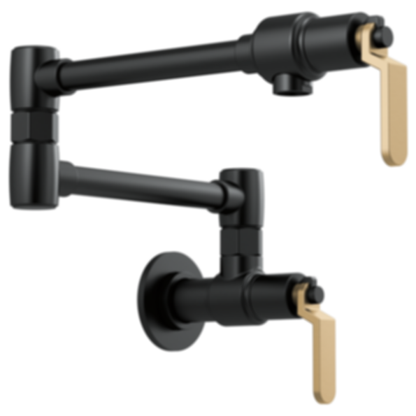 LITZE® Wall Mount Pot Filler with Industrial Handle - 62844LF-PC