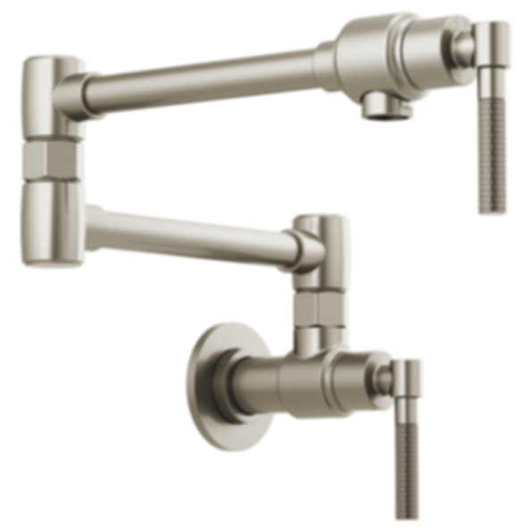 LITZE® Wall Mount Pot Filler With Knurled Handle - 62843LF-PC