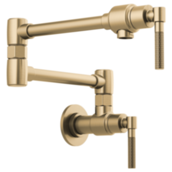 LITZE® Wall Mount Pot Filler With Knurled Handle - 62843LF-PC