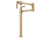 LITZE® Deck Mount Pot Filler with Knurled Handle - 62743LF-PC