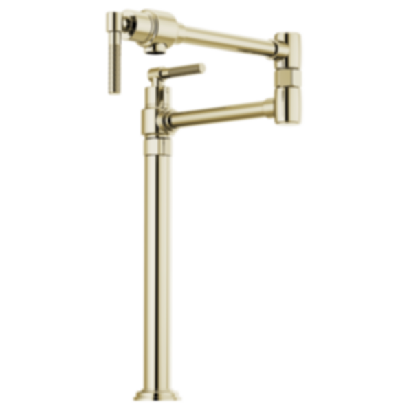 LITZE® Deck Mount Pot Filler with Knurled Handle - 62743LF-PC