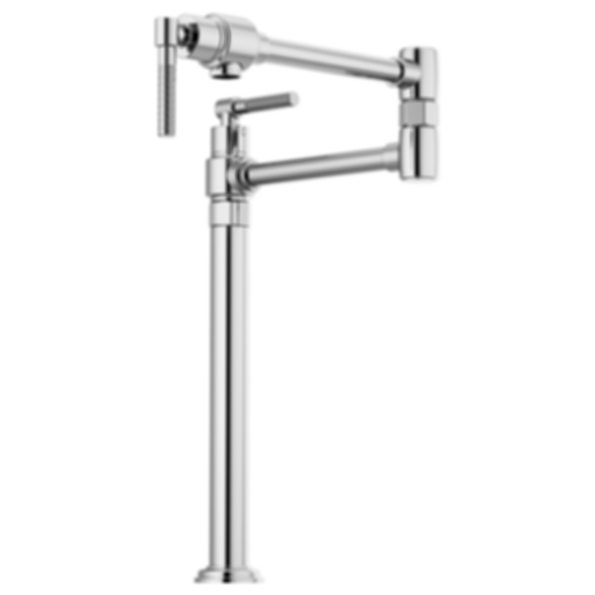 LITZE® Deck Mount Pot Filler with Knurled Handle - 62743LF-PC