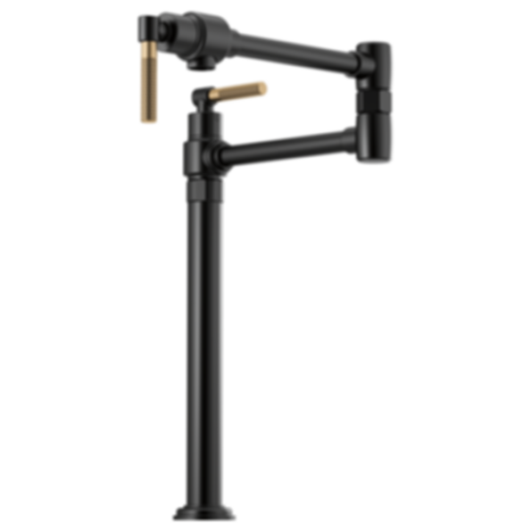 LITZE® Deck Mount Pot Filler with Knurled Handle - 62743LF-PC