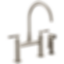 LITZE® Bridge Faucet with Arc Spout and Knurled Handle - 62543LF-PC