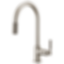 LITZE® Pull-Down Faucet With Arc Spout And Knurled Handle - 63043LF-PC