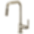 LITZE® Pull-Down Faucet with Square Spout and Knurled Handle - 63053LF-PC