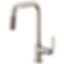 LITZE® Pull-Down Faucet With Square Spout And Industrial Handle - 63054LF-PC