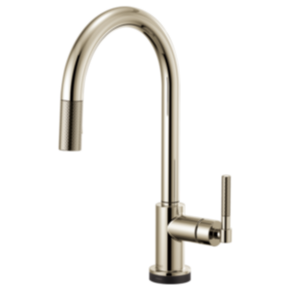 LITZE® SmartTouch® Pull-Down Faucet with Arc Spout and Knurled Handle - 64043LF-PC