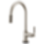 LITZE® SmartTouch® Pull-Down Faucet with Arc Spout and Knurled Handle - 64043LF-PC