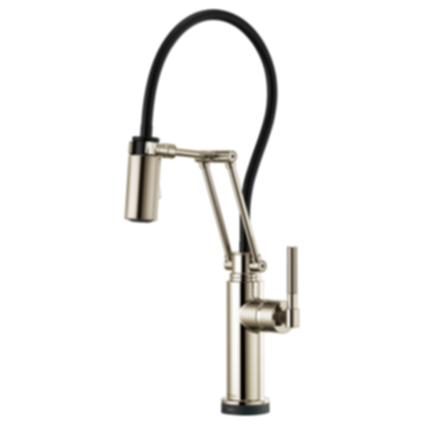LITZE® SmartTouch® Articulating Faucet with Knurled Handle - 64243LF-PC