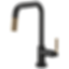 LITZE® SmartTouch® Pull-Down Faucet with Square Spout and Knurled Handle - 64053LF-PC
