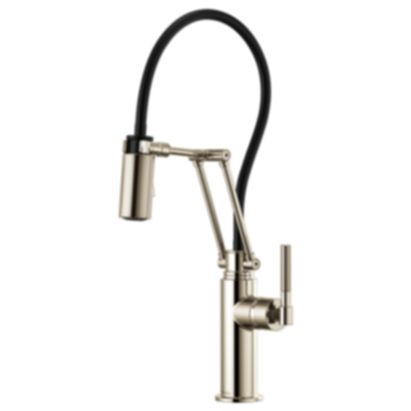 LITZE® Articulating Faucet with Knurled Handle - 63243LF-PC
