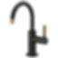 LITZE® Instant Hot Faucet with Arc Spout and Knurled Handle - 61363LF-H-H