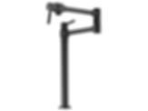 EURO Deck Mount Pot Filler Faucet - 62720LF-PC