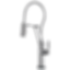LITZE® Smarttouch® Articulating Faucet With Finished Hose with Knurled Handle - 64143LF-PC