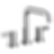 LITZE® 3 Hole Roman Tub - T67335-LHP
