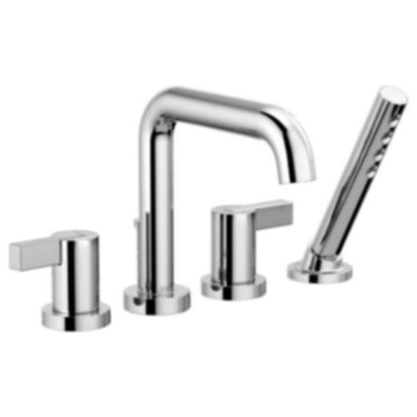 LITZE® 4-Hole Roman Tub with Hand Shower - T67435-LHP