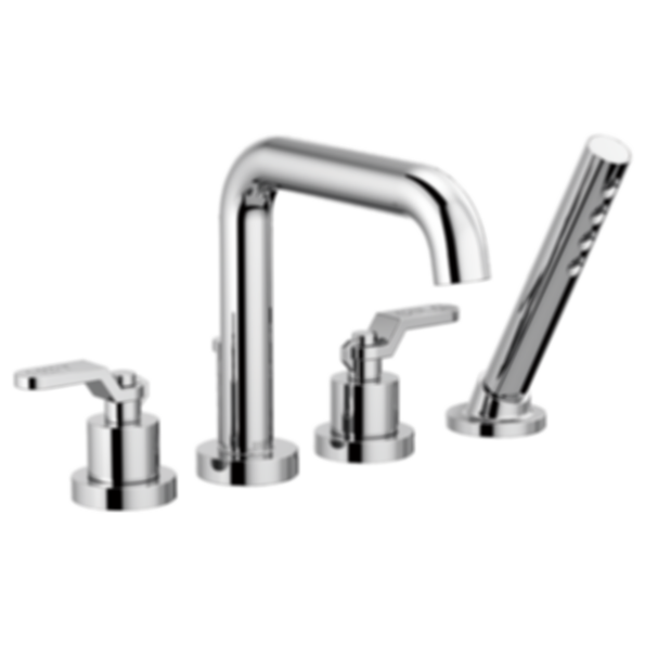 LITZE® 4-Hole Roman Tub with Hand Shower - T67435-LHP