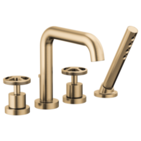 LITZE® 4-Hole Roman Tub with Hand Shower - T67435-LHP