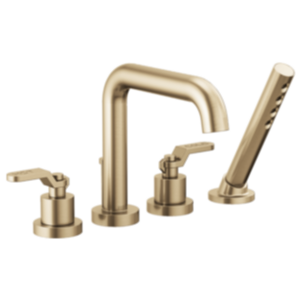 LITZE® 4-Hole Roman Tub with Hand Shower - T67435-LHP