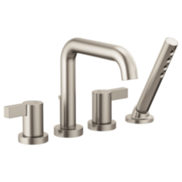 LITZE® 4-Hole Roman Tub with Hand Shower - T67435-LHP