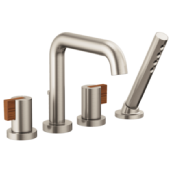 LITZE® 4-Hole Roman Tub with Hand Shower - T67435-LHP