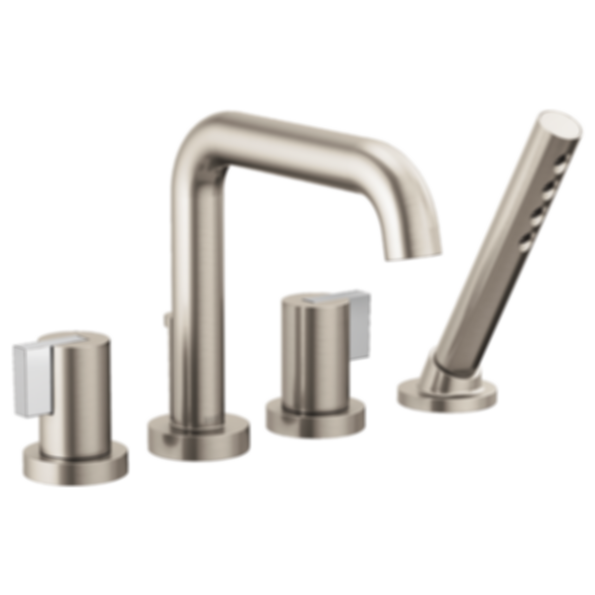LITZE® 4-Hole Roman Tub with Hand Shower - T67435-LHP