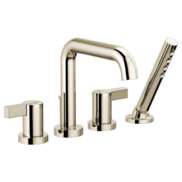 LITZE® 4-Hole Roman Tub with Hand Shower - T67435-LHP