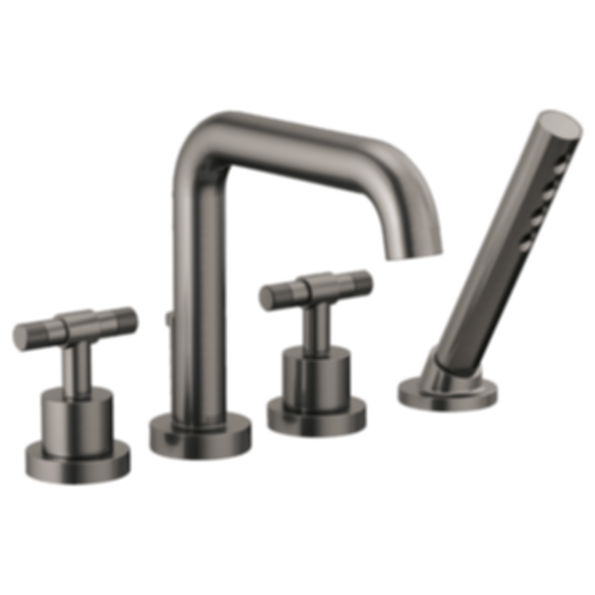 LITZE® 4-Hole Roman Tub with Hand Shower - T67435-LHP