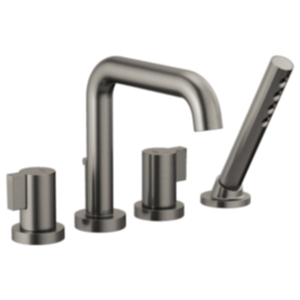 LITZE® 4-Hole Roman Tub with Hand Shower - T67435-LHP