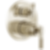 LITZE® Pressure Balance Valve with Integrated 3-Function Diverter Trim - T75P535-LHP