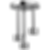 LITZE® Ceiling Mount Pendant Raincan Showerhead - 81335-PC