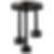 LITZE® Ceiling Mount Pendant Raincan Showerhead - 81335-PC