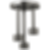 LITZE® Ceiling Mount Pendant Raincan Showerhead - 81335-PC