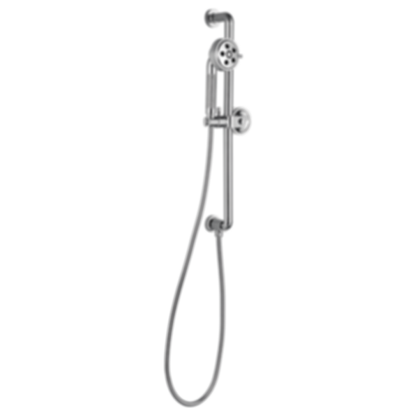 LITZE® Slide Bar Handshower with H2OKinetic® Technology (brass wheel) - 88735-PC