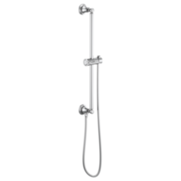 ESSENTIAL™ SHOWER Classic Round Slide Bar With Hose - 74795-PC