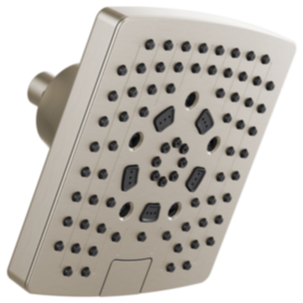 ESSENTIAL™ SHOWER 7" Linear Square H2Okinetic® Multi-Function Wall Mount Showerhead - 87406-2.5