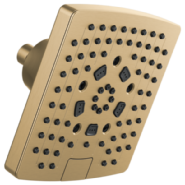 ESSENTIAL™ SHOWER 7" Linear Square H2Okinetic® Multi-Function Wall Mount Showerhead - 87406-2.5