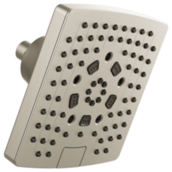 ESSENTIAL™ SHOWER 7" Linear Square H2Okinetic® Multi-Function Wall Mount Showerhead - 87406-2.5
