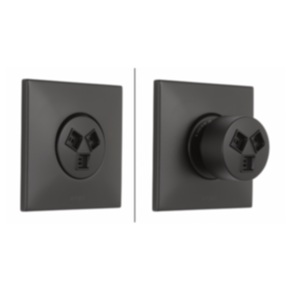 ESSENTIAL™ SHOWER Hydrachoice Max® Square Body Spray Trim - T84913