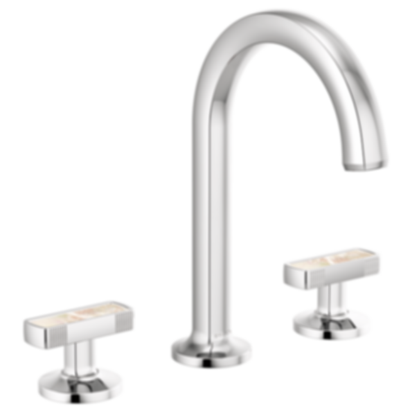 Kintsu® Widespread Lavatory Faucet With Arc Spout - Less Handles - 65306LF-PCLHP-ECO