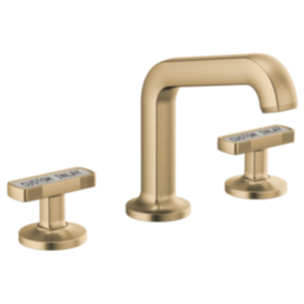 Kintsu® Widespread Lavatory Faucet With Angled Spout - Less Handles - 65307LF-PCLHP-ECO