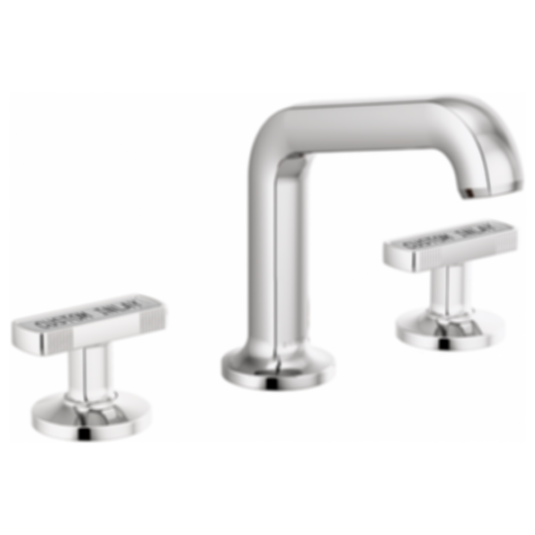 Kintsu® Widespread Lavatory Faucet With Angled Spout - Less Handles - 65307LF-PCLHP-ECO