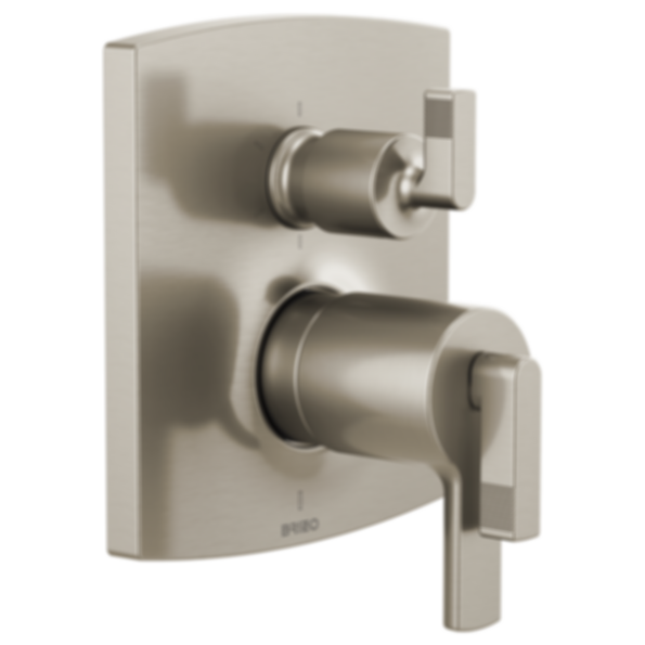 Kintsu® TempAssure Thermostatic Valve with Integrated 6-Function Diverter Trim - Less Handles - T75606-PCLHP