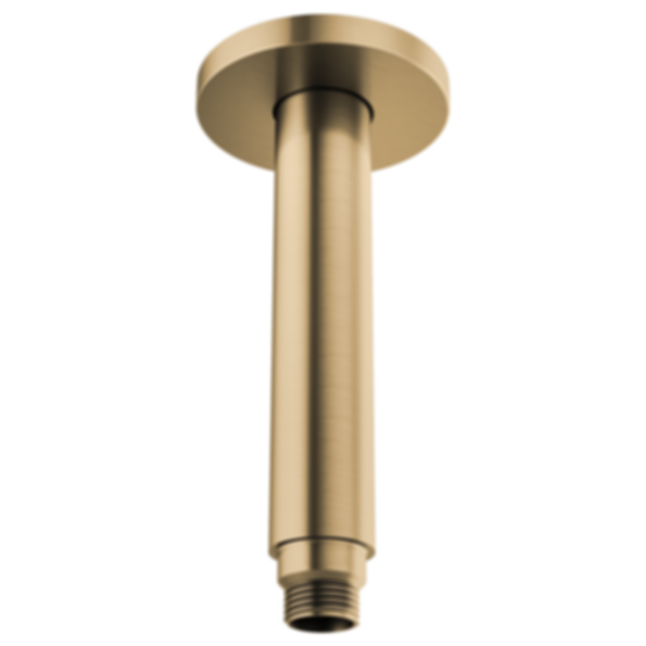 Kintsu® 6" Dual Waterway Ceiling Mount Shower Arm and Round Flange - 83992-06MF-PC