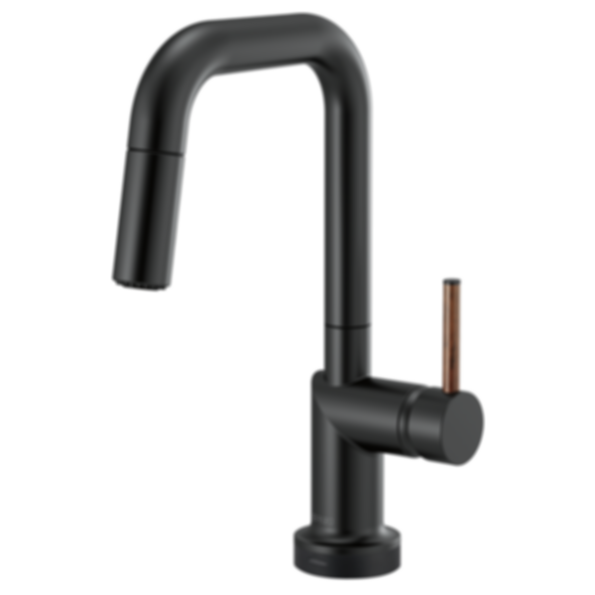 ODIN® SmartTouch® Pull-Down Prep Faucet with Square Spout-Less Handle - 64965LF-PCLHP