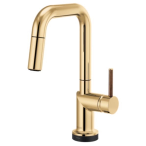 ODIN® SmartTouch® Pull-Down Prep Faucet with Square Spout-Less Handle - 64965LF-PCLHP